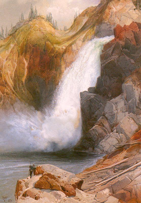 Upper Falls, Yellowstone, Moran, Thomas